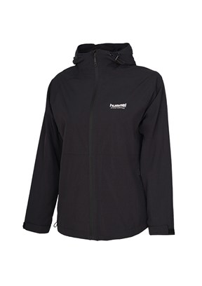 HUMMEL Ruso Raincoat - 940280-2001 Kadın Siyah Yağmurluk Mont