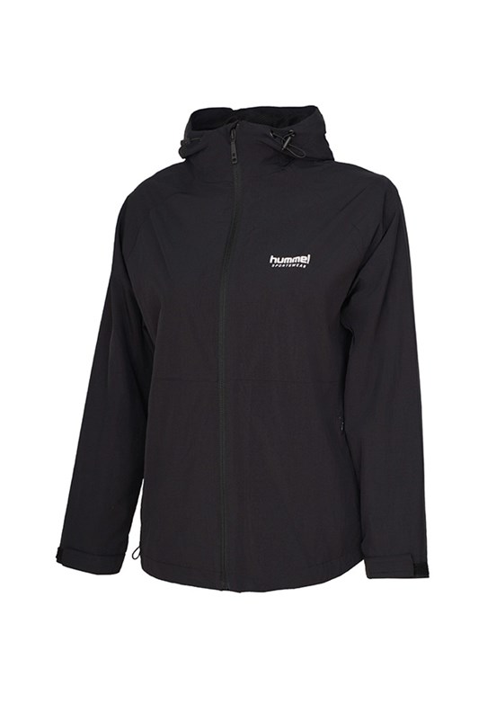 HUMMEL Ruso Raincoat - 940280-2001 Kadın Siyah Yağmurluk Mont