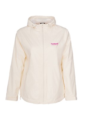 HUMMEL Ruso Raincoat - 940280-9157 Kadın Beyaz Yağmurluk Mont