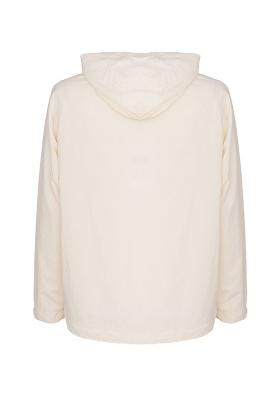 HUMMEL Ruso Raincoat - 940280-9157 Kadın Beyaz Yağmurluk Mont