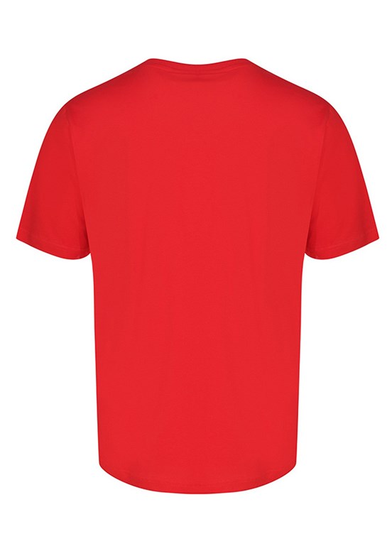 HUMMEL hmlT-IC Ico - 911865-9829 Erkek Kırmızı Baskılı T-Shirt