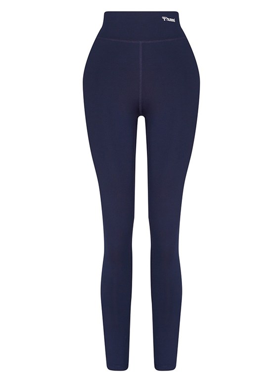 HUMMEL hmlT-MT Active - 931763-7459 Kadın Mavi Yüksek Bel Tayt