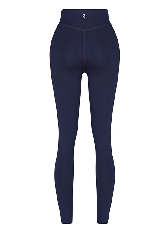 HUMMEL hmlT-MT Active - 931763-7459 Kadın Mavi Yüksek Bel Tayt