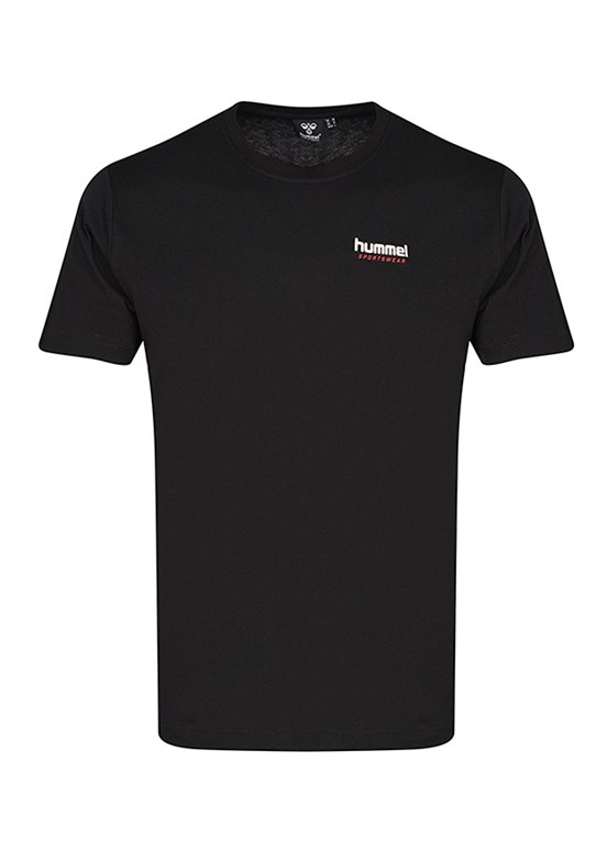 HUMMEL Zumo - 912375-2001 Erkek Siyah Baskılı T-Shirt