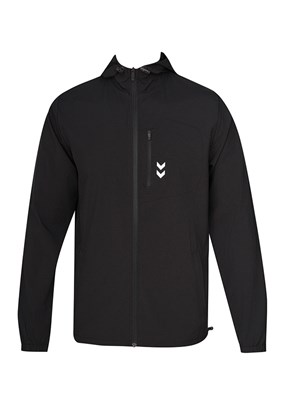 HUMMEL Trenz - 922514-2001 Erkek Siyah Fermuarlı Kapşonlu Sweatshirt