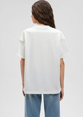 MAVİ - M1612518-70057 Kadın Beyaz Baskılı T-Shirt