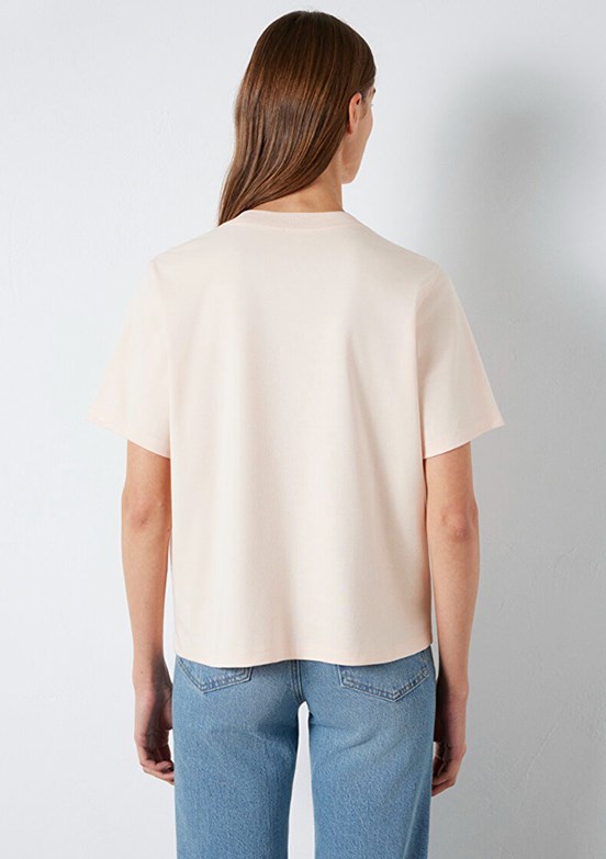 MAVİ - M1612829-71121 Kadın Pembe Baskılı T-Shirt