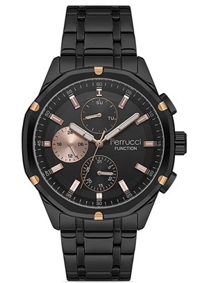 FERRUCCI - FCF.03452M.01. Erkek Çok Renkli Kol Saati