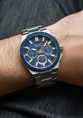 FERRUCCI FCF.03627M.05. Erkek Çok Renkli Kol Saati