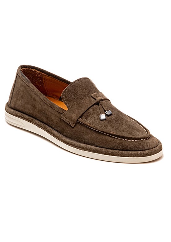 BULLDOZER - 261031 Erkek Bej Süet Casual Ayakkabı