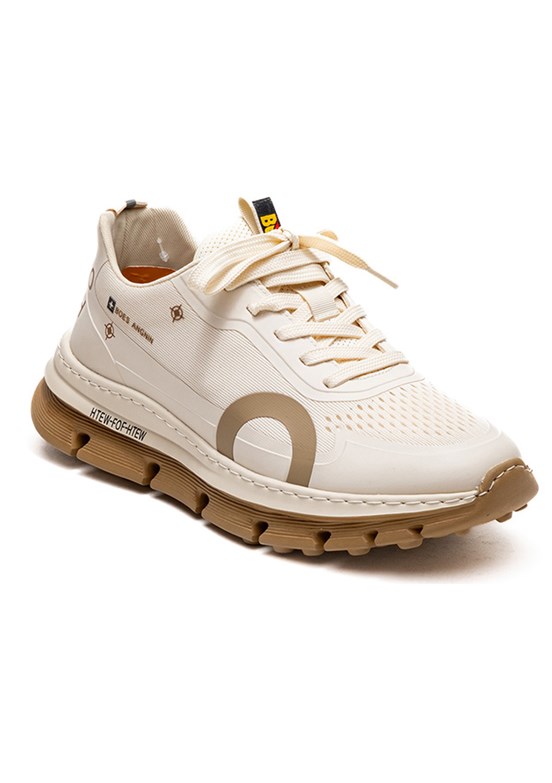 BULLDOZER Siyah Erkek Deri Sneaker Ayakkabı