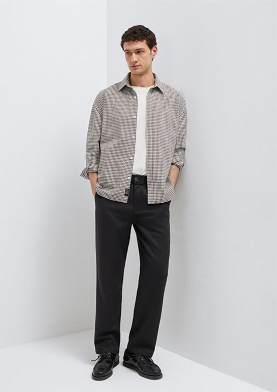 MAVİ - M0010557-70219 Erkek Kahverengi Regular Pantolon