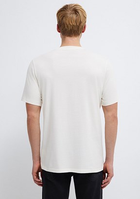MAVİ Beyaz Erkek Baskılı T-Shirt