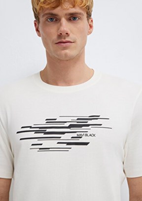 MAVİ Beyaz Erkek Baskılı T-Shirt