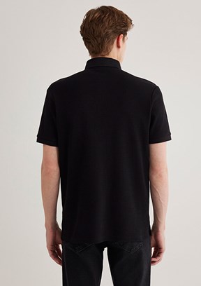 MAVİ Siyah Erkek Polo Yaka T-Shirt