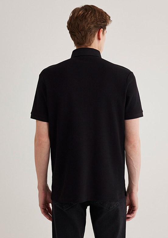 MAVİ Siyah Erkek Polo Yaka T-Shirt