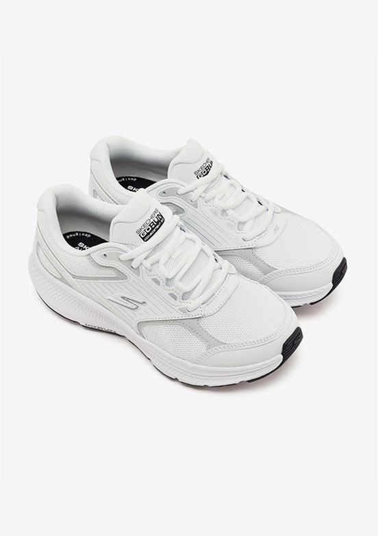 SKECHERS Go Run Consistent 2.0 - 128606TK WSL Kadın Beyaz Koşu Ayakkabısı