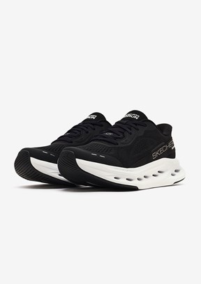 SKECHERS Max Cushioning Glide-Step - 129400 BKW Kadın Çok Renkli Koşu Ayakkabısı