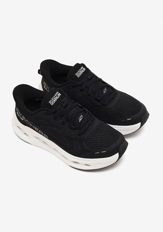 SKECHERS Max Cushioning Glide-Step - 129400 BKW Kadın Çok Renkli Koşu Ayakkabısı