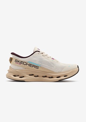 SKECHERS Max Cushioning Glide-Step - 129400 NAT Kadın Çok Renkli Koşu Ayakkabısı