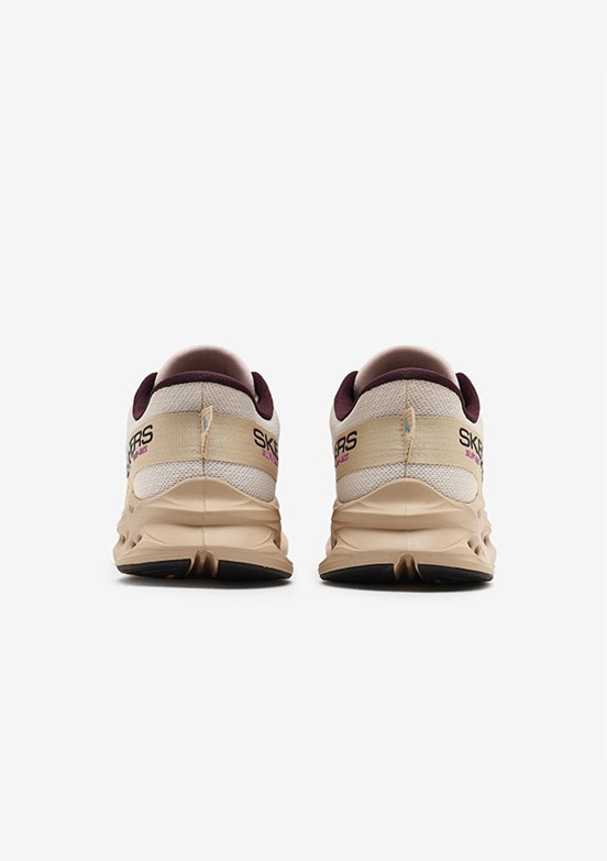SKECHERS Max Cushioning Glide-Step - 129400 NAT Kadın Çok Renkli Koşu Ayakkabısı