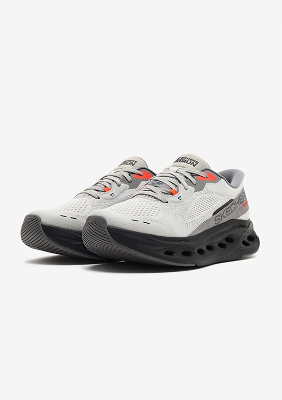 SKECHERS Max Cushioning Glide-step - Advert - 220421 GYBK Erkek Gri Koşu Ayakkabısı