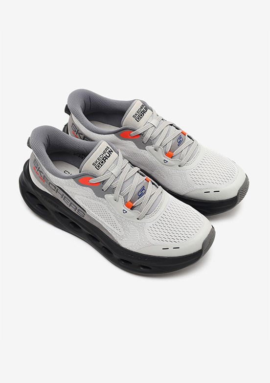 SKECHERS Max Cushioning Glide-step - Advert - 220421 GYBK Erkek Gri Koşu Ayakkabısı