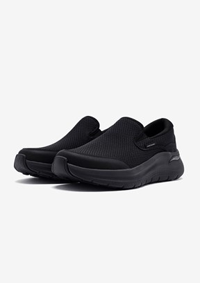 SKECHERS Arch Fit 2.0 - Vallo - 232706TK BBK Erkek Siyah Yürüyüş Ayakkabısı