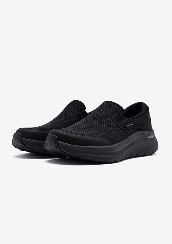 SKECHERS Arch Fit 2.0 - Vallo - 232706TK BBK Erkek Siyah Yürüyüş Ayakkabısı
