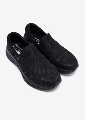 SKECHERS Arch Fit 2.0 - Vallo - 232706TK BBK Erkek Siyah Yürüyüş Ayakkabısı