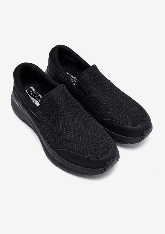 SKECHERS Arch Fit 2.0 - Vallo - 232706TK BBK Erkek Siyah Yürüyüş Ayakkabısı