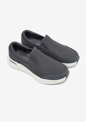 SKECHERS Arch Fit 2.0 - Vallo - 232706TK CHAR Erkek Gri Yürüyüş Ayakkabısı