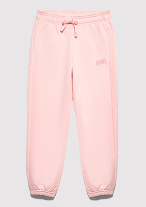 MAVİ Pembe Kız Çocuk Örme Pantolon