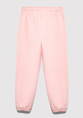 MAVİ Pembe Kız Çocuk Örme Pantolon