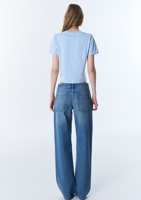TWİST - TS1260018037 Kadın Lacivert Normal Bel Jean Pantolon