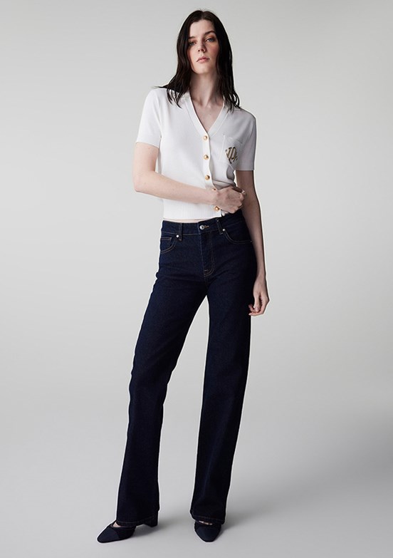 İPEKYOL - IS1260018013 Kadın Lacivert Straight Jean Pantolon