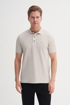 CAZADOR - CAZ 40520 Erkek Gri Polo Yaka T-Shırt