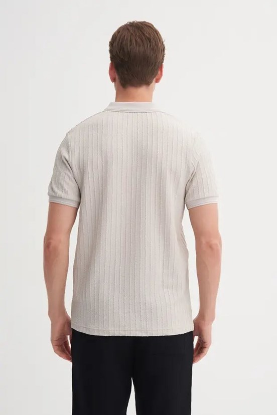 CAZADOR - CAZ 40520 Erkek Gri Polo Yaka T-Shırt