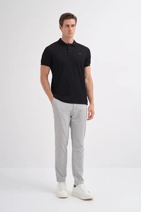 CAZADOR - CAZ 40520 Erkek Siyah Polo Yaka T-Shırt