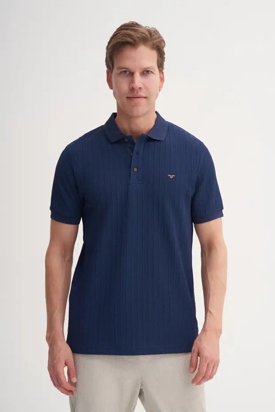 CAZADOR - CAZ 40520 Erkek Lacivert Polo Yaka T-Shırt