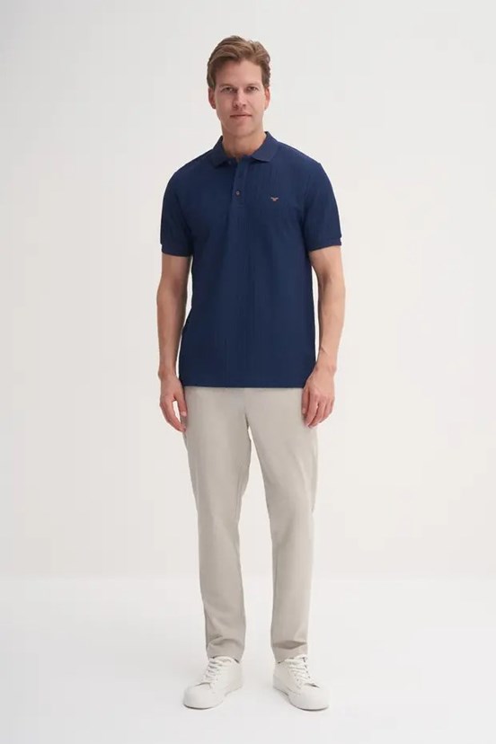 CAZADOR - CAZ 40520 Erkek Lacivert Polo Yaka T-Shırt