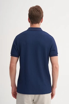 CAZADOR - CAZ 40520 Erkek Lacivert Polo Yaka T-Shırt