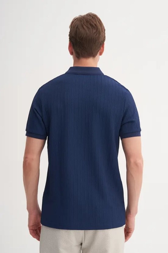 CAZADOR - CAZ 40520 Erkek Lacivert Polo Yaka T-Shırt