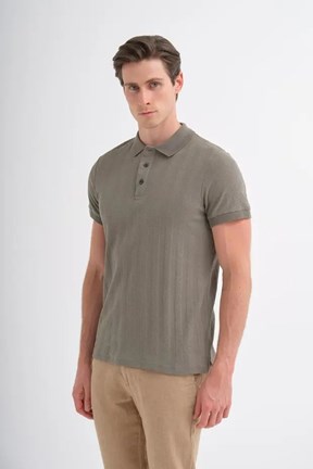 CAZADOR - CAZ 41020 Erkek Haki Polo Yaka T-Shırt