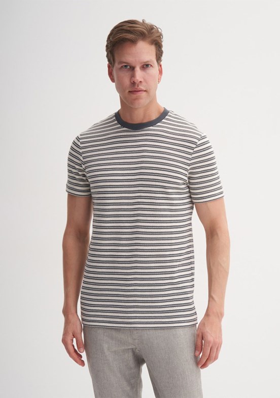CAZADOR - 41830 Erkek Antrasit Bisiklet Yaka T-Shirt