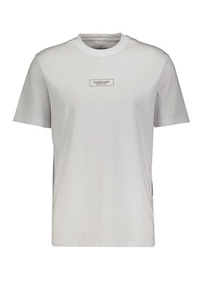 CAZADOR - 44340 Erkek Beyaz Bisiklet Yaka T-Shirt