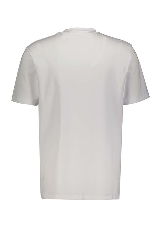 CAZADOR - 44340 Erkek Beyaz Bisiklet Yaka T-Shirt