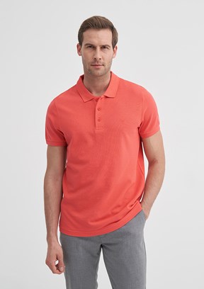 CAZADOR - 46130 Erkek Nar Çiçeği Polo Yaka T-Shirt