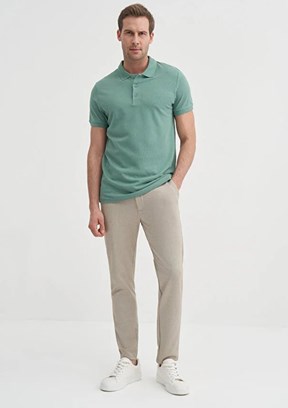 CAZADOR - 46130 Erkek Mavi Polo Yaka T-Shirt
