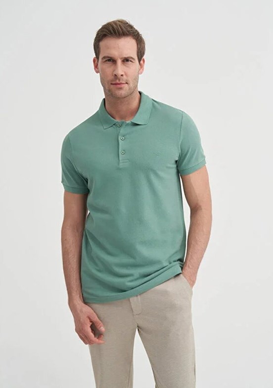 CAZADOR - 46130 Erkek Mavi Polo Yaka T-Shirt